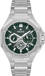 Wesse WWG402803 Gümüş-Yeşil Erkek Kol Saati