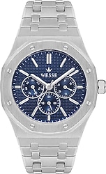 Wesse WWG403404 Gümüş-Mavi Erkek Kol Saati