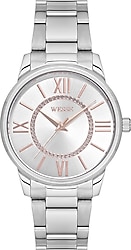 Wesse WWL107202 Gümüş-Rose Gold Kadın Kol Saati