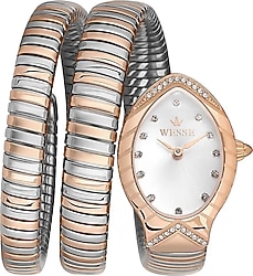 Wesse WWL115103 Gümüş-Rose Gold Kadın Kol Saati