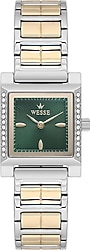 Wesse WWL115203 Gümüş-Yeşil Kadın Kol Saati