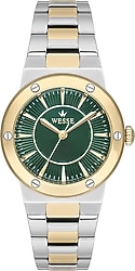 Wesse WWL115303 Gümüş-Yeşil Kadın Kol Saati
