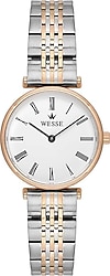 Wesse WWL115606 Gümüş-Rose Gold Kadın Kol Saati