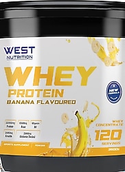 West Nutrition 3600 gr Muz Aromalı Whey Protein Tozu