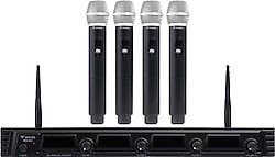 Westa WM-404H 4 Kanal UHF El Mikrofon Seti