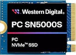 Western Digital PC SN5000S SDEPTSJ-512G PCI-Express 4.0 512 GB M.2 SSD