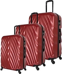 Wexta WX-400 Kabin + Orta + Büyük Boy 3'lü Valiz Seti
