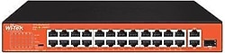 Wi-Tek WI-PS526GH 24 Port 10/100 Mbps Gigabit Switch