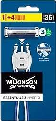 Wilkinson Sword Essentials 3 Hybrid 4 Başlıklı Tıraş Bıçağı