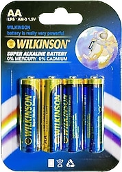 Wilkinson AA LR6 AM-3 1.5 V 4'lü Süper Alkalin Kalem Pil