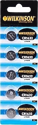 Wilkinson CR1632 3V 5'li Lityum Düğme Pil