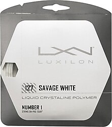 Wilson WRZ994400 Savage 127 Raket Kordajı Beyaz