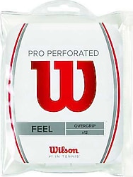 Wilson WRZ4006WH Pro Perforated 12'li Tenis Gribi