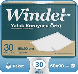 Windelhosen 60x90 cm 30'lu Yatak Koruyucu Örtü