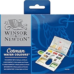 Winsor & Newton Cotman 14 Renk Sulu Boya Seti