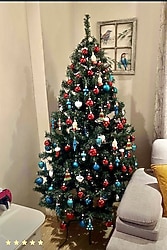 Winterfest 180 cm 580 Gür Dallı Yılbaşı Ağaçı Taşım Çantalı