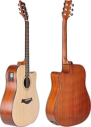 Winzz AF485CE 4 Band Tunerli Elektro Akustik Gitar