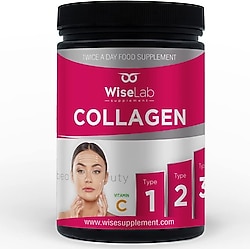 WiseLab Beauty Collagen Powder Tip 1-2-3 Vitamin C 300 gr