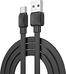 Wiwu Bravo Wi-C003 1 m USB to Type-C Hızlı Şarj Kablosu