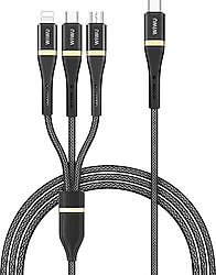 Wiwu Elite WİC024 1.2 m 3in1 Hızlı Şarj Kablosu
