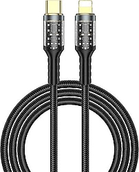 Wiwu Geek Wi-C016 1.2 m Type-C to Lightning Hızlı Şarj Kablosu