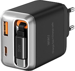 Wiwu Helix Wi-G029 35 W Type-C Kablolu Hızlı Şarj Aleti