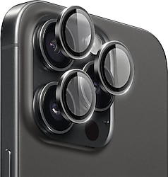 Wiwu LG-004 iPhone 16 Pro Max Uyumlu PVD Metal Kamera Koruyucu