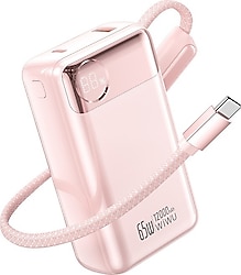 Wiwu Power Plus T132 12000 mAh Hızlı Şarj Type-C Kablolu Powerbank