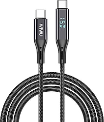 Wiwu Thor Wi-C020 1.2 m Type-C to Type-C Hızlı Şarj Kablosu