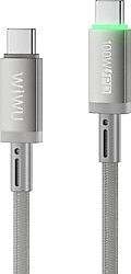 Wiwu Maglink Wi-C084 1 m Type-C to Type-C Hızlı Şarj Kablosu