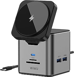 Wiwu Wi-W025 9in1 Kablosuz Şarj Aleti