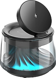 Wiwu Wi-W039 5in1 kablosuz şarj Bluetooth Hoparlör