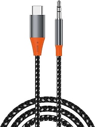 Wiwu YP07 1.2 m Type-C to 3.5mm Aux Ses Kablosu