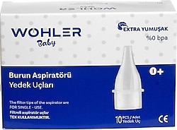 Wohler Baby 10'lu Nazal Burun Aspiratörü Yedek Uç