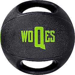 Woqes 7 kg Çift Tutacaklı Slam Ball Sağlık Topu