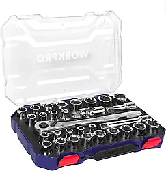 Workpro WP202525 30 Parça 1/2'' Cr-V Lokma Takımı