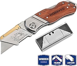 Workpro WP211014 Maket Bıçağı + 10 Adet Yedek Bıçak