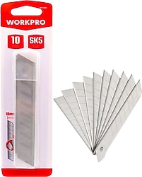 Workpro WP212002 18 mm 10'lu Maket Bıçağı Ucu