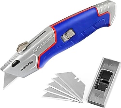 Workpro WP213012 Maket Bıçağı + 4 Adet Yedek Bıçak