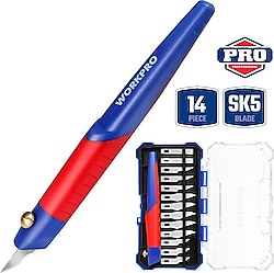 Workpro WP219005 14 Parça Hobi Maket Bıçağı Seti
