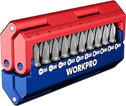 Workpro WP221062 13 Parça Manyetik CR-V Vidalama Bits Uç Seti