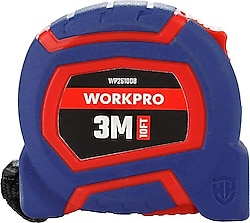 Workpro WP261008 3x16 mm Naylon Kaplama Çelik Şerit Metre