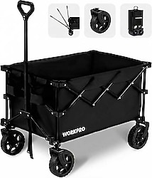 Workpro WP285015 80 kg 4 Tekerli Katlanabilir Yük Taşıma Arabası