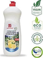 Worldchem Limon Işıltısı Bitkisel Sıvı Bulaşık Deterjanı 750 ml