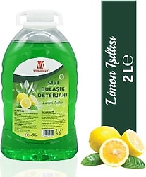Worldchem Limon Işıltısı Yeşil Sıvı Bulaşık Deterjanı 2 lt