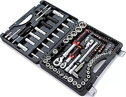 Worldforce 11501 S-Ultra 1/4''-1/2'' 114 Parça Cırcırlı Lokma Takımı