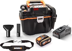 Worx WX031 20 V 4 Ah Akülü Islak Kuru Süpürge