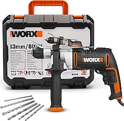 Worx WX318 810 W Darbeli Matkap + 6 Adet Uç