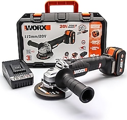 Worx Wx813 20 V 4 Ah Tek Akülü Avuç Taşlama Makinesi