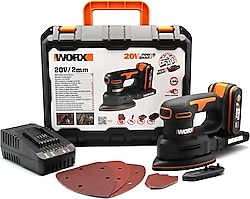 Worx WX822 20 V 2.0 Ah Li-on Şarjlı Üçgen Mouse Zımpara Makinesi